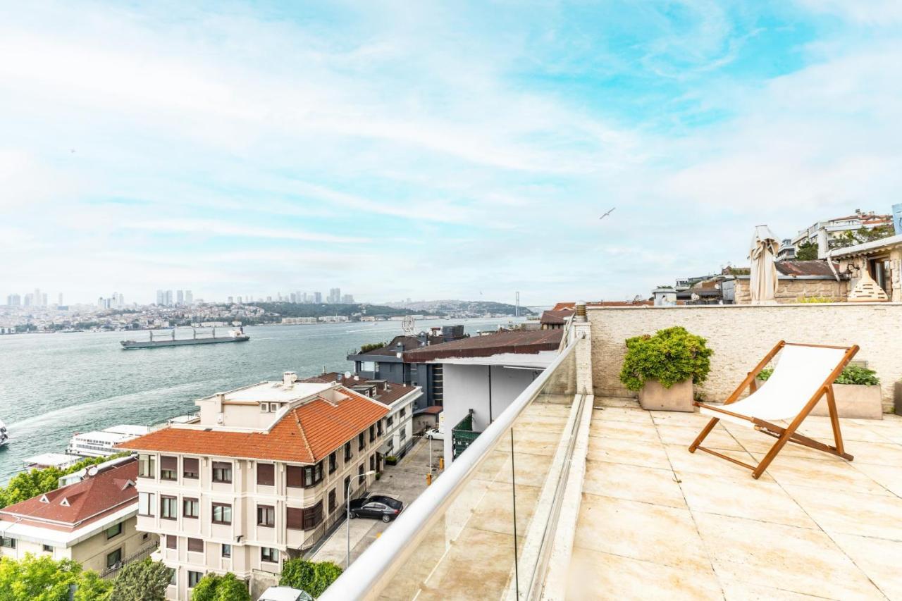 Appartamento Duplex Flat W Panoramic Bosphorus View And Terrace Provincia di Provincia di Istanbul Esterno foto